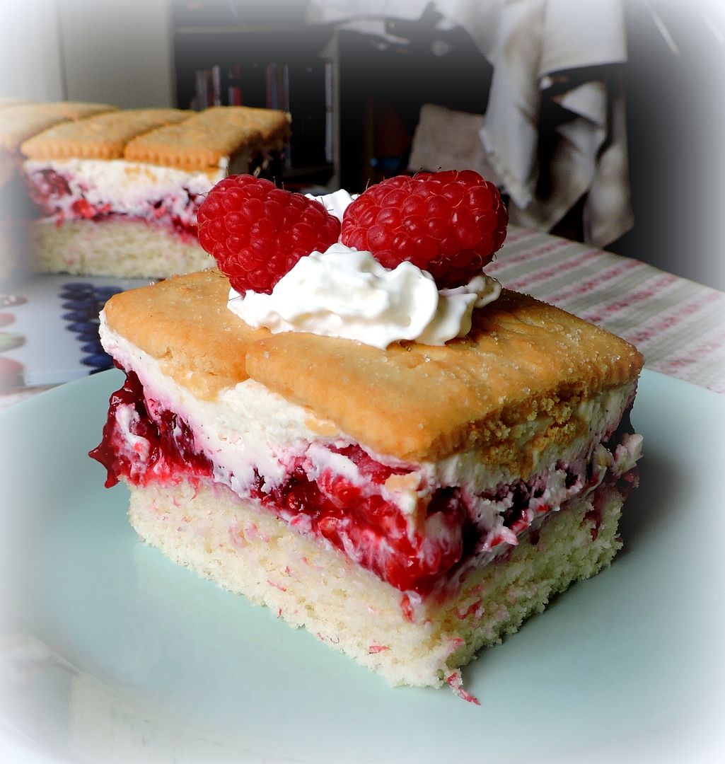Raspberry Dessert Cake The English Kitchen